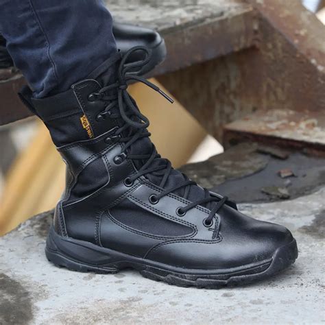 Cqb Swat Botas Militares Pretas E T Ticas Leve Estilo Militar Do