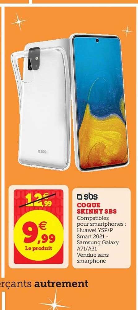 Promo Coque Skinny Sbs Chez Super U ICatalogue Fr