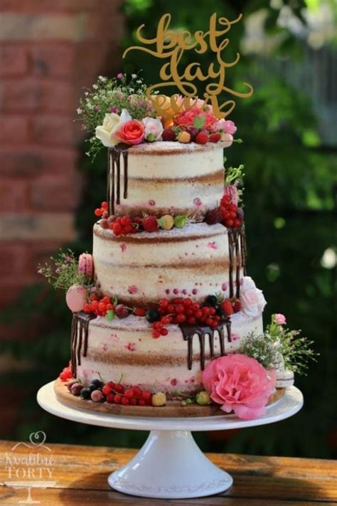 Naked Cake Czyli Tort Weselny Inaczej S Odkie Propozycje Wedding Pl