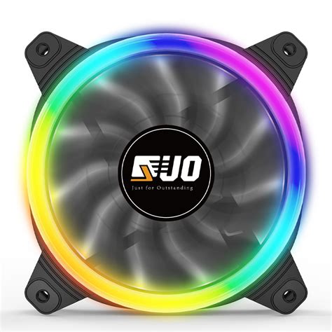 1Pack JUO JF1252 RGB Case Fan 120mm PC Computer ARGB Fan Cooling Cooler ...