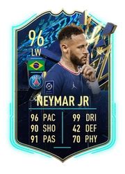 FIFA 22 - Neymar - TOTS Ligue 1 - 96 Rated