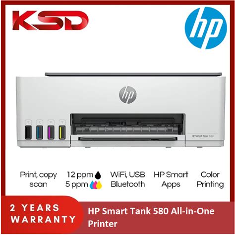 HP Smart Ink Tank 520 USB 580 Wifi 64gb Flash Drive All In One