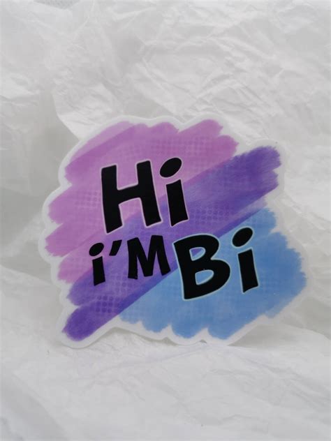 Bisexual Pride Hi Im Bi Magnet Etsy