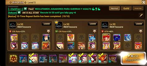 Summoners War R5 Teams 2024 Dorri Germana