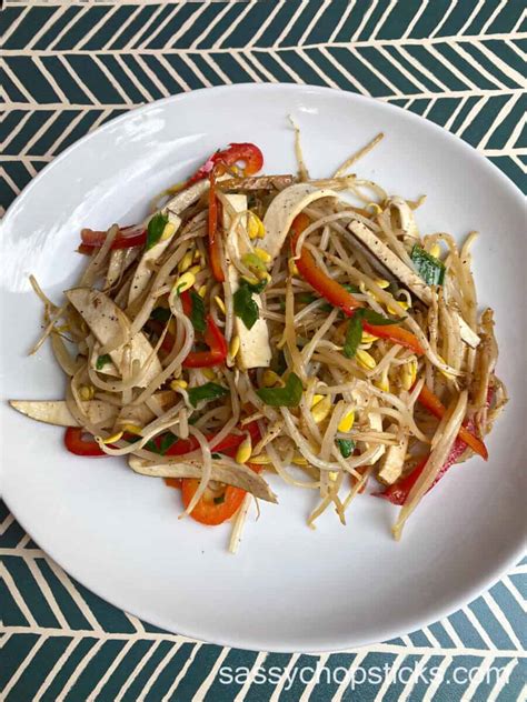 Soybean Sprouts And Dried Tofu Stir Fry Sassy Chopsticks