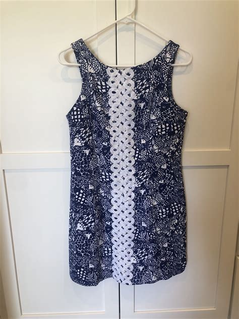 LILLY PULITZER Target Upstream Fish Navy Blue Sleevel… - Gem