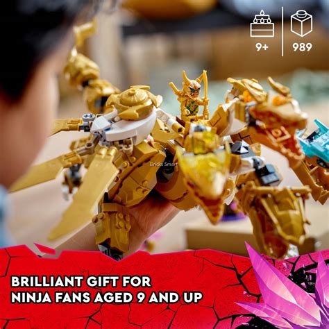 71774 LEGO Ninjago Lloyd S Golden Ultra Dragon 989 Pieces