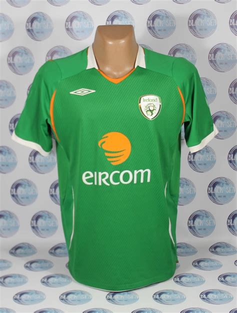 Republic Of Ireland Home Football Shirt 2008 2009 Added On 2018 02