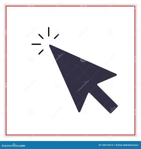 Set Of Flat Cursor Icons In Hand And Arrow Form Mouse Click Cursor Set