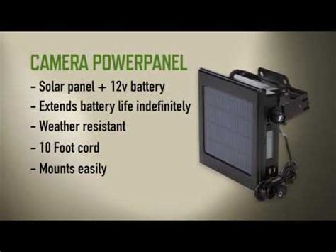 Moultrie Feeders Trail Game Camera 12 Volt Battery Solar Power Panel ...