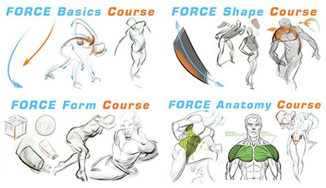 FORCE Subjects - Figure Drawing Classes, Character Design, And More