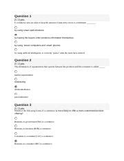 CSIS 100 Quiz Electronic Commerce And Mobile Commerce Docx Question 1