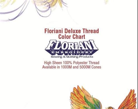 Floriani Thread color chart