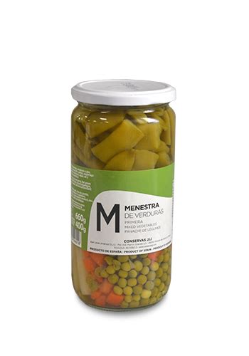 Menestra De Verduras Frasco 720ml Grupo Gourmets