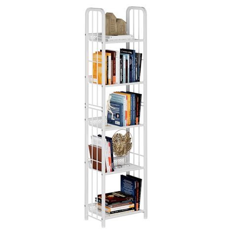 Azheruol Bookshelf Storage Shelf Bookcase Freestanding Storage Stand