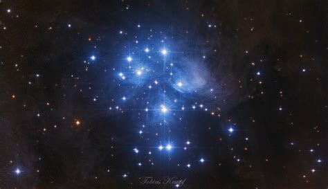 The Pleiades Star Cluster M45 Rastronomy