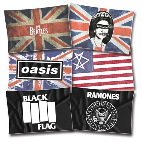 Jual Poster Flag Bmth Ramones Oasis Black Flag Sex Pistols The Beatles Bendera