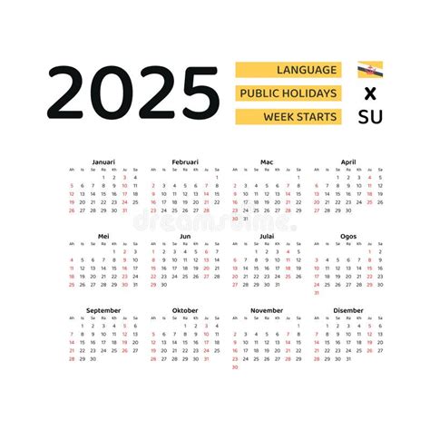 Brunei To Implement Hijrah Calendar In 2025 - Excel Calendar 2025 Download