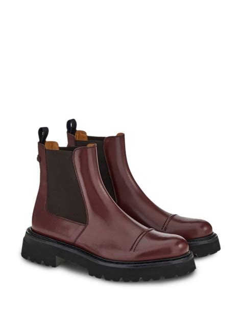 Ferragamo Gancini Leather Chelsea Boots Farfetch