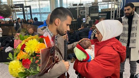 Father Reunites With Wife And Newborn Fleeing Israel Hamas War Ctv News