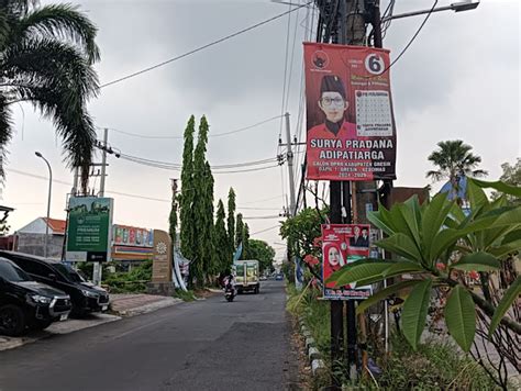 Jelang Masuk Jadwal Kampanye Masih Ada APK Yang Melanggar Di Gresik