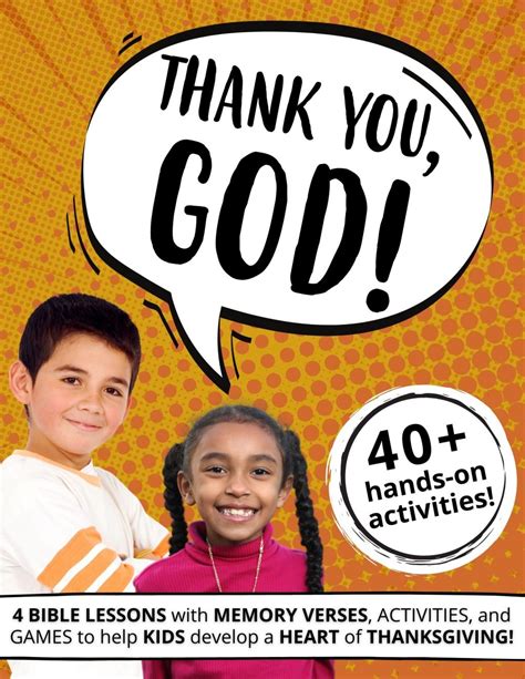 Thank You, God! Activity Guide - Kids Enjoying Jesus