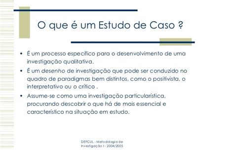 Estudo De Caso Em Pesquisa Pdf