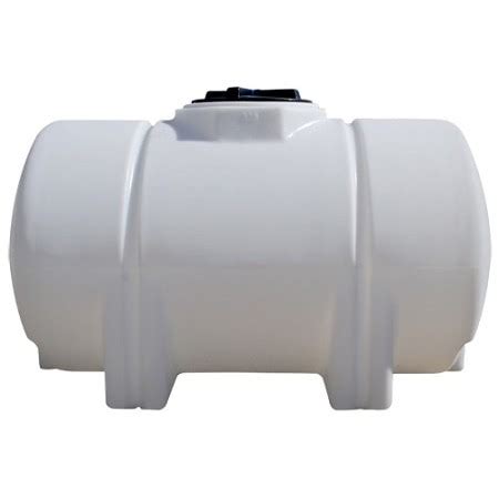 325 Gallon White Horizontal Leg Tank Norwesco 40217