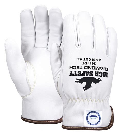 Mcr Safety Leather Gloves L Drivers Glove Goatskin Premium