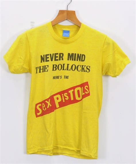 Screen Stars Vintage S Sex Pistols T Shirt Nevermind The Bollocks