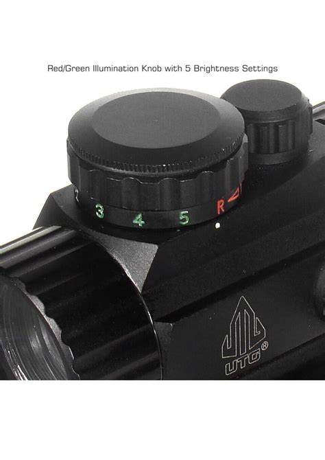 UTG Leapers 3 8 ITA Red Green Circle Dot Sight W Integral QD Mount SCP