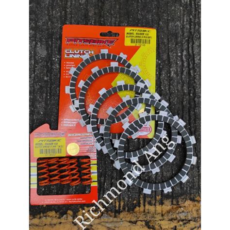 Pitsbike Racing Clutch Lining Set With Clutch Spring Raider R