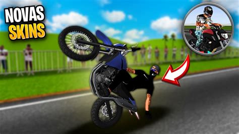 CHEGOU NOVAS SKINS NO MOTO WHEELIE 3D COMO BAIXAR YouTube