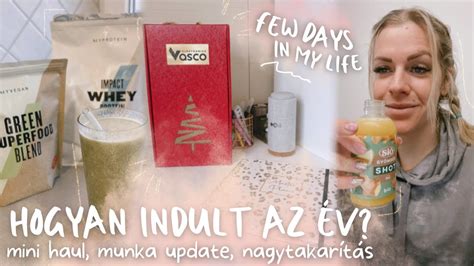 Hogyan Indult Az J V Mini Haul Munka Update Nagytakar T S Youtube