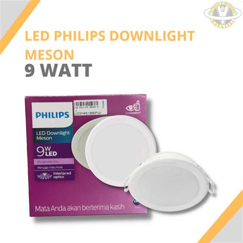 Jual Lampu Philips Led Downlight Meson Watt Cahaya Putih