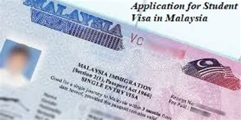 Sample Application for Student Visa in Malaysia - Assignment Point