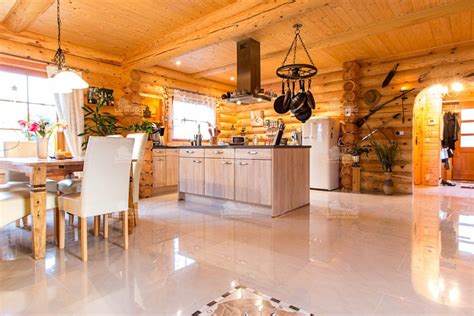 Leonwood Blockhaus Elch Bautipps De Ranch Life Log Homes Kitchen