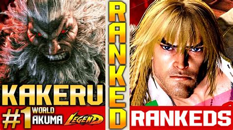 Sf Akuma Kakeru Vs Rankeds High Level Youtube