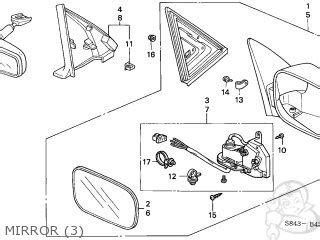 Honda ACCORD 2000 Y 4DR EX UL KL Parts Lists And Schematics