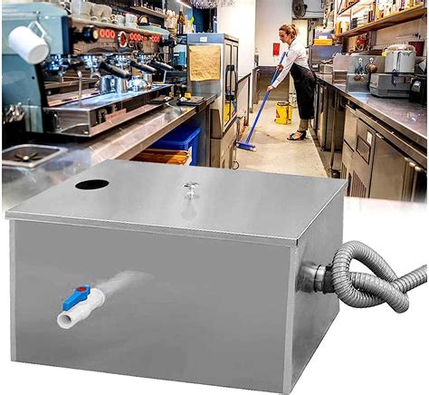 Amazon Commercial Stainless Steel Grease Trap Interceptor Oil And