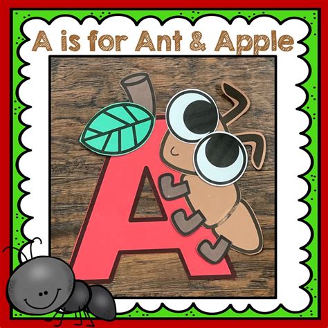 letter  craft aa   ant aa   apple ant craft apple craft