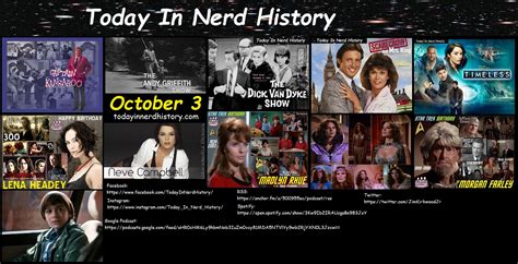 October Today In Nerd History