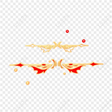 Individual Three Dimensional Gold Red Pattern Three Red Gold Gold