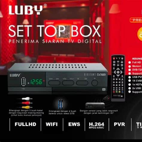 Jual Set Top Box Tv Digital Luby Dvb T2 Setup Box Tik Tok Siaran