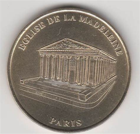 A 2004 TOKEN MEDAILLE MONNAIE DE PARIS 75 008 N2 EGLISE LA