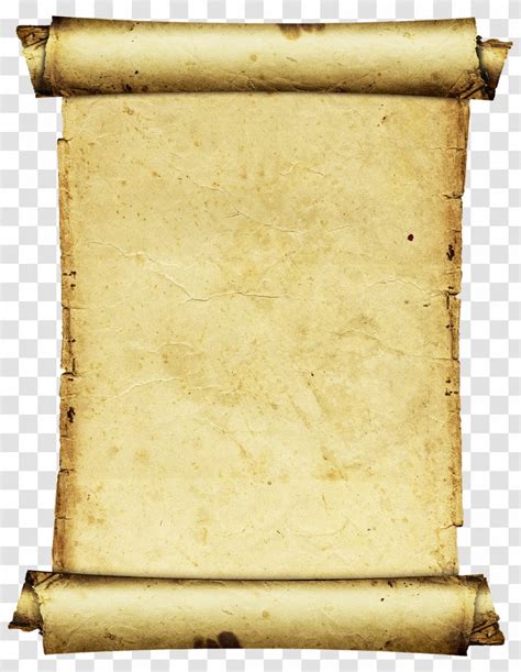 Paper Parchment Clip Art Scroll Old Letter Transparent Png