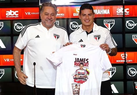 James Rodríguez é apresentado e usará a camisa 19 no São Paulo Gazeta