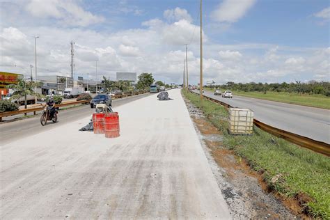 Pavimento De Concreto Toma Pistas E Df Ter Mais Km Nesta