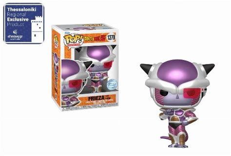 Figure Funko Pop Dragon Ball Z First Form Frieza Metallic 1370 Regional Exclusive