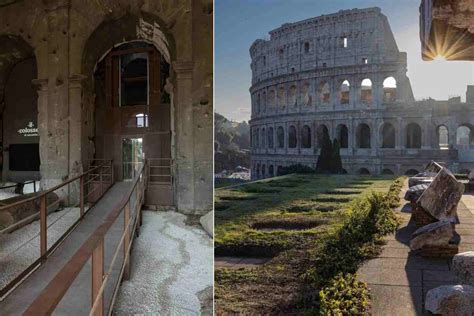 Colosseo più accessibile a tutti ora un ascensore panoramico supera la